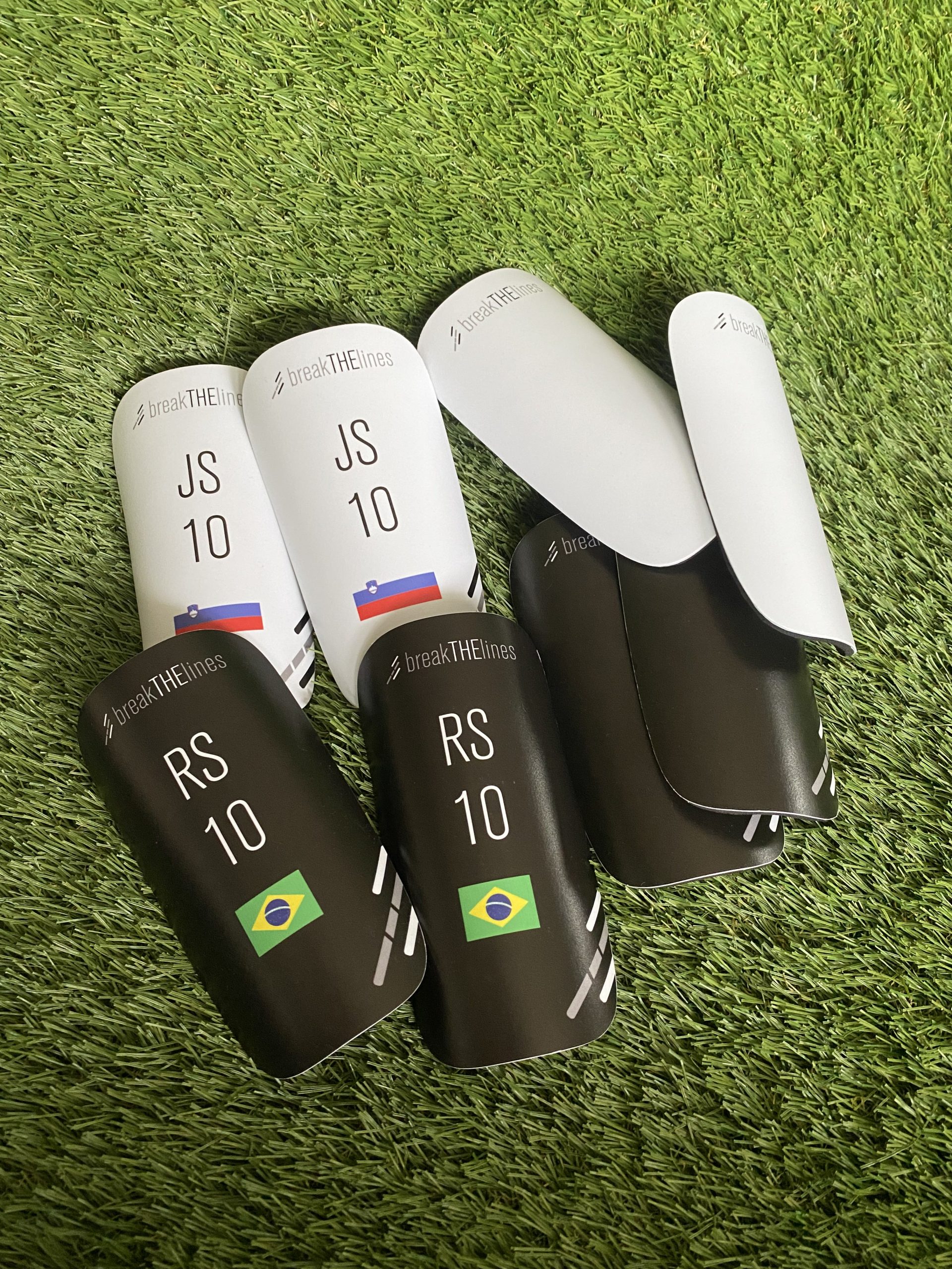 breakTHElines feather shin guards