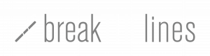 breakTHElines white logo